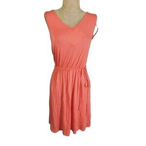 Fourteenth Place Size S Small Tie Belt Soft Knit Vneck Casual Dress NWT